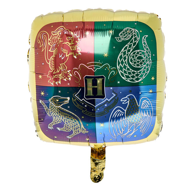 Harry Potter Hogwarts Square 18-Inch Foil Helium Balloon